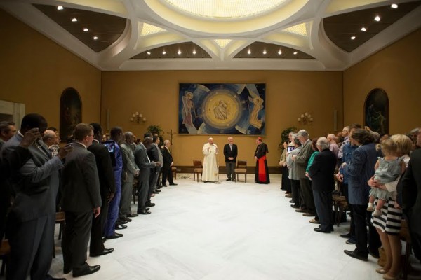 Pastores evangelicos se reunen con el Papa