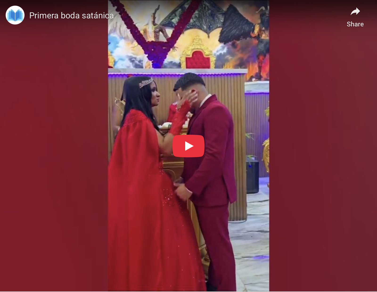 Primera boda luciferana