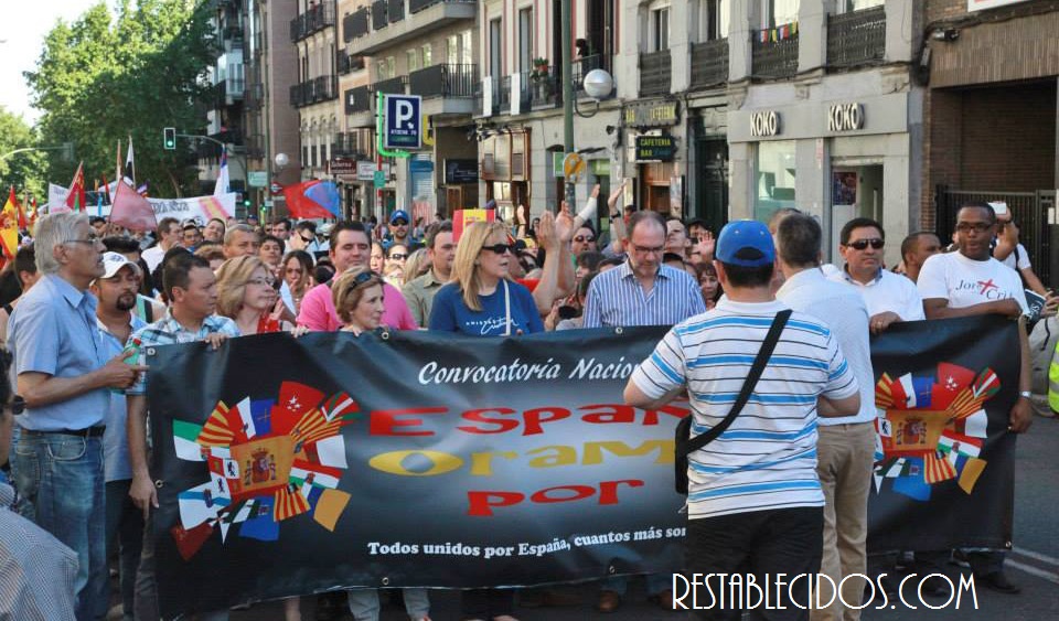 Españoles marchan por cristianos perseguidos