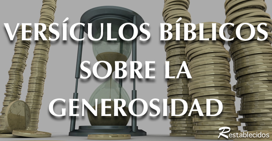 versiculos biblicos generosidad