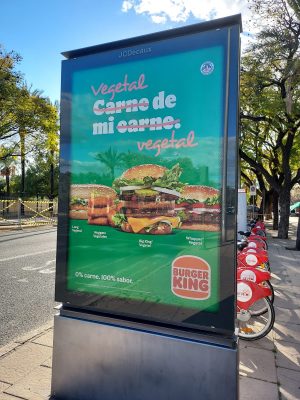 Carne de mi carne. Vegetal de vegetal. Publicidad semana santa burger king españa