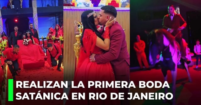 Realizan la primera boda satánica en Rio de Janeiro, Brasil