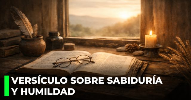 Versículo sobre sabiduría y humildad 2