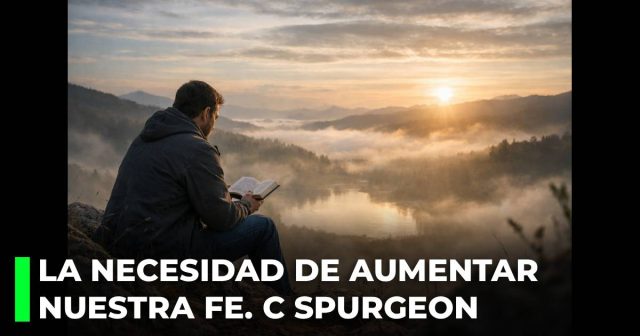 La necesidad de aumentar nuestra fe, por Charles Spurgeon