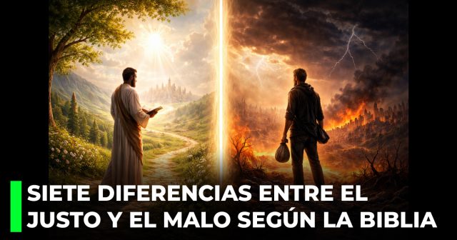 Siete diferencias entre el justo y el malo según la Biblia